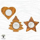 Tea light candle holder "The Christmas Candle