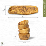 Bundles The Bavarian Brettl 45cm + The Dipper 4er Set