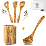 Olivenholz Utensilien Bundle