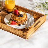 Breakfast tray | Serving platter with handle "Bonjour