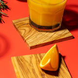 Square coaster set of 6 "Le Carré"