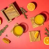 Square coaster set of 6 "Le Carré"