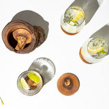 Rustic coasters set of 6 "The Bavarian Coaster