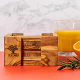 Square coaster set of 6 "Le Carré"