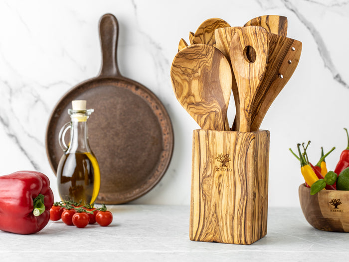 Olive Wood Kitchen Utensils