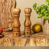 Olivenholz Salz- und Pfeffermühlen Set "Fleur De Sel"